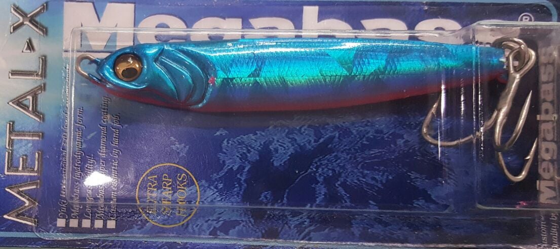 Megabass  Jig Metal X Spiral Fall 50gr BLUE PİNK