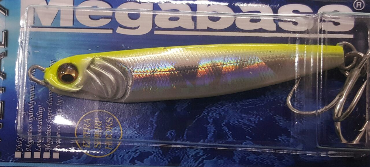 Megabass  Jig Metal X Spiral Fall 50gr CHART BACK GLOW