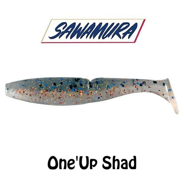 SAWAMURA ONE UP SHAD 3'' 7.5CM #50 059