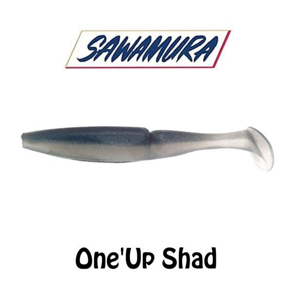 SAWAMURA ONE UP SHAD 4'' 10CM #49 063