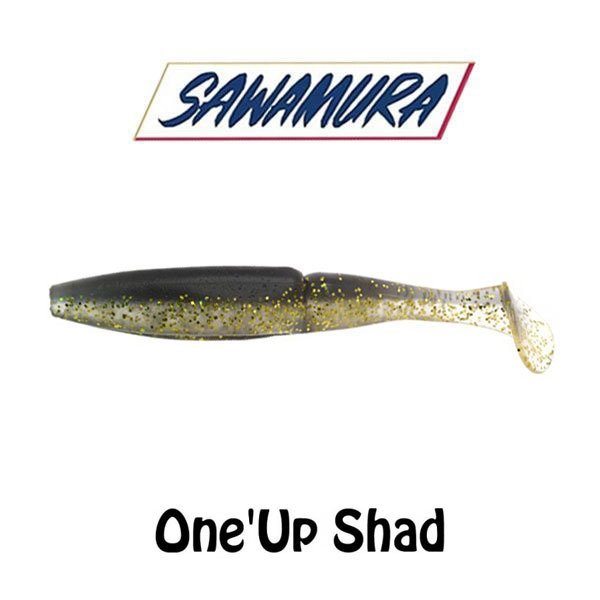 SAWAMURA ONE UP SHAD 4'' 10CM #49 066