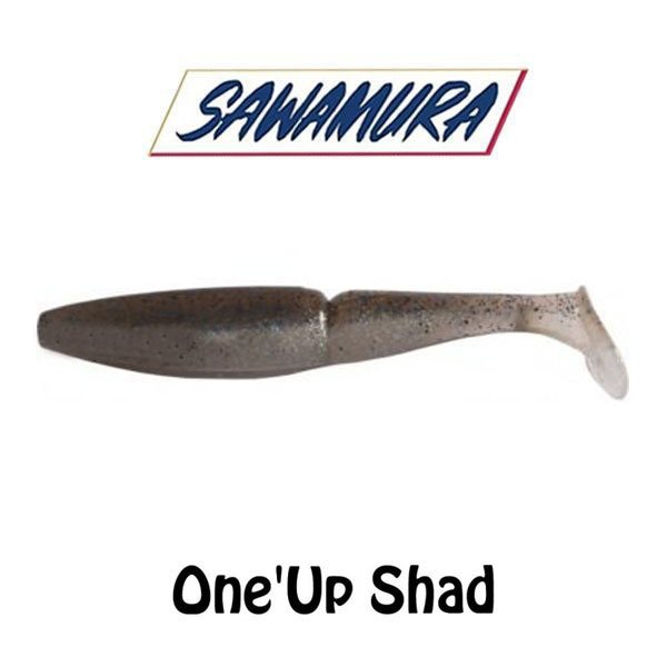 SAWAMURA ONE UP SHAD 4'' 10CM #49 069