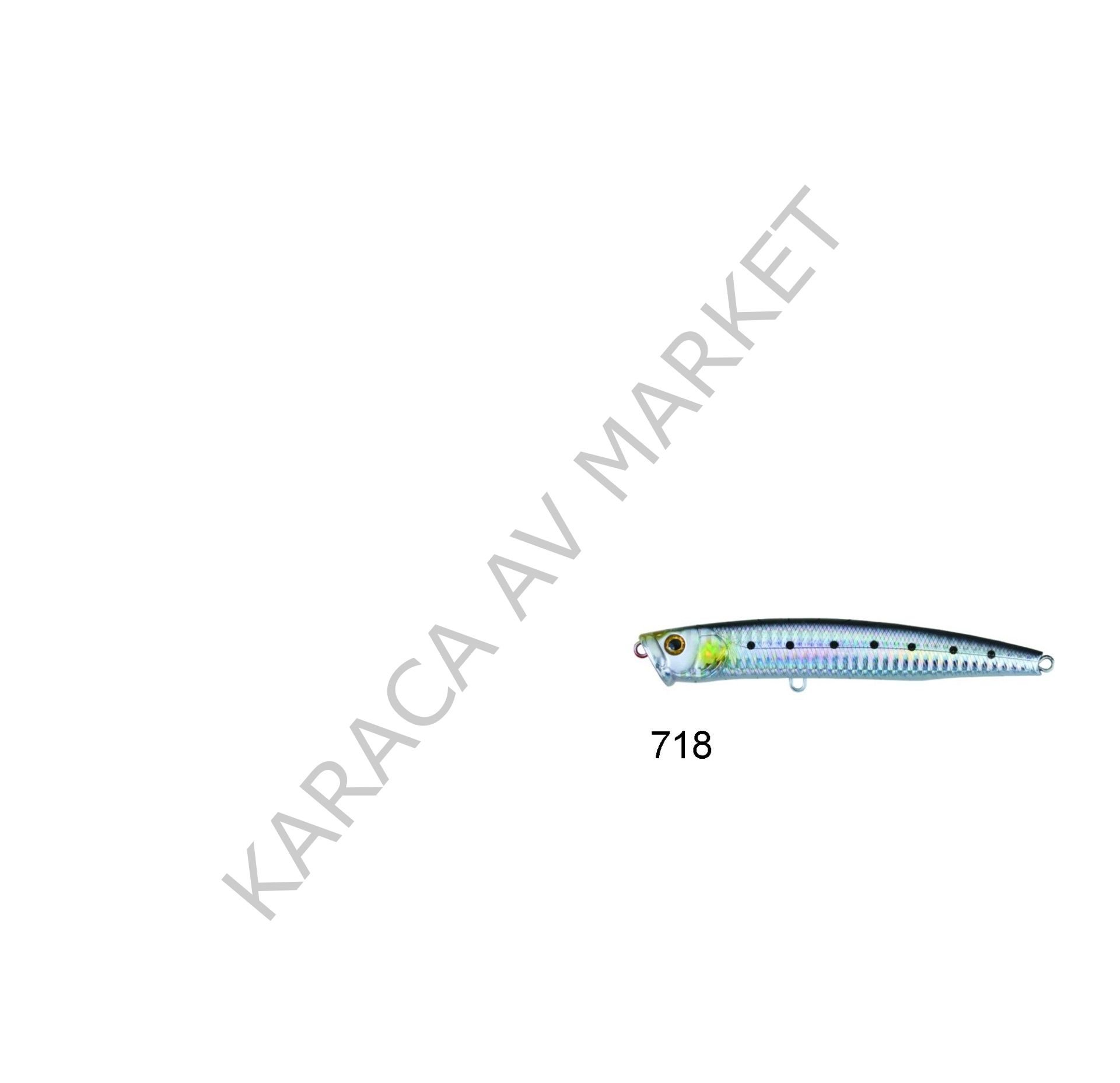 Zipbaits Skinny Pop Floating 130mm Su Üstü Popper 24gr Maket Balık 718