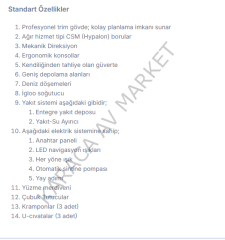 Northstar Vega 580 Fiber Tabanlı Bot (STANDART DONANIM )
