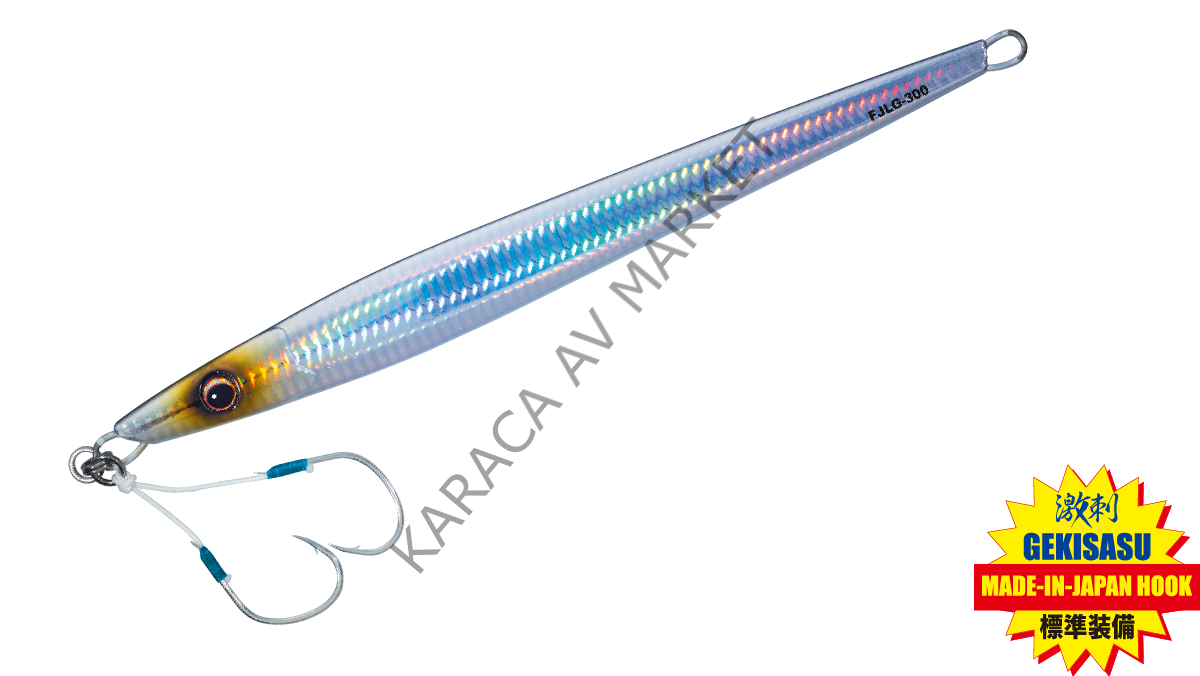 MAJOR CRAFT FIRST JIG LONG 200 GR 008 Silver (uv)