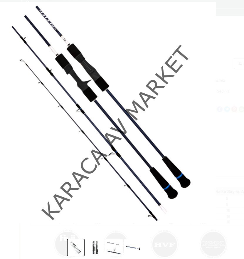 DAIWA SALTIST HYPER 1.88M 80-200GR 2P SLOW JIG KAMIŞ (TETİKLİ)