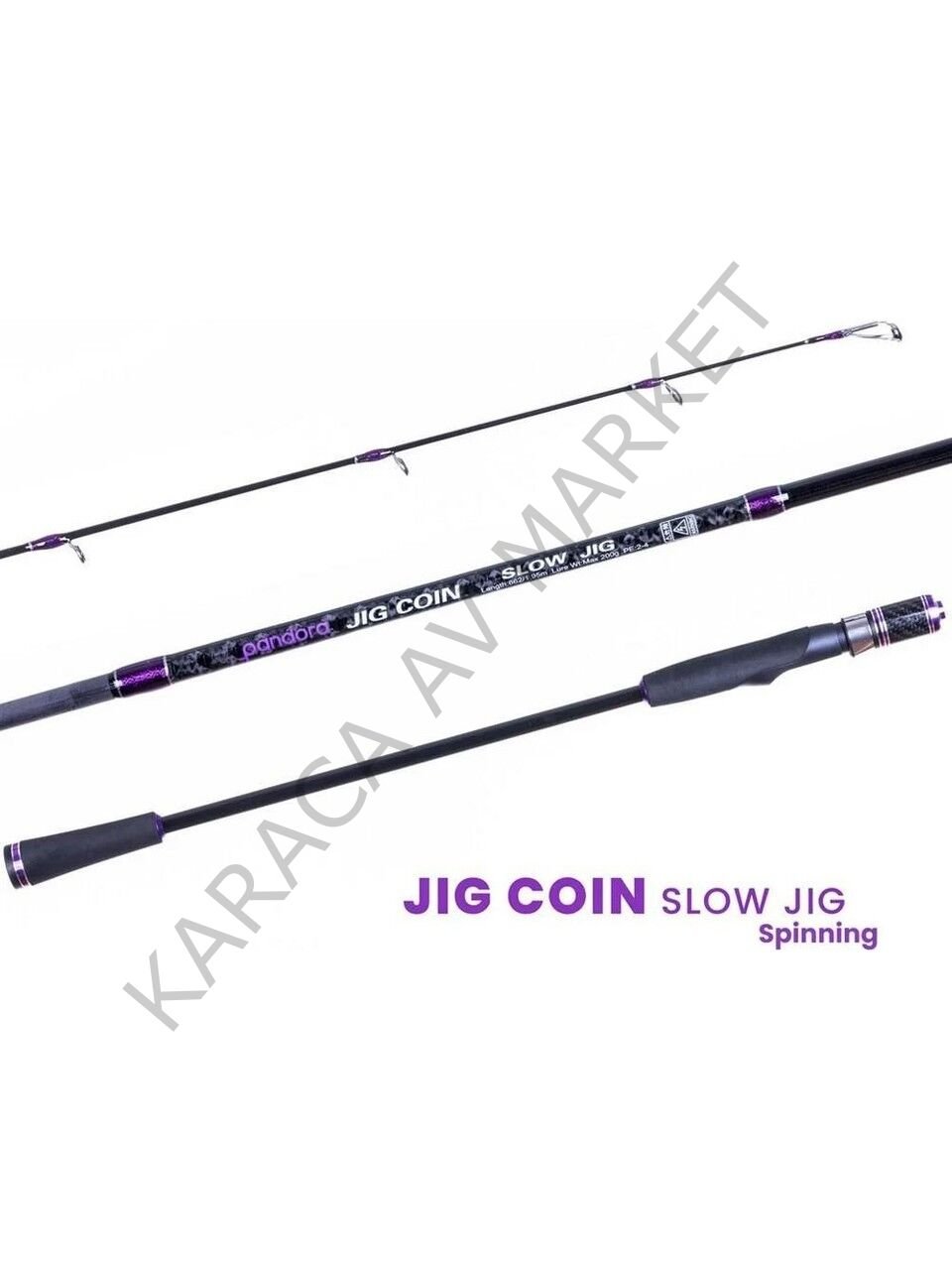 Pandora Jıg Coin (Spınnıng) Jıg Kamış Boyut: 2.10 M / Action: Max. 200 G