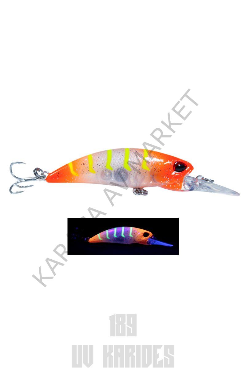 Fujin Ziggy Deep 48S 48mm 4.5gr Maket Balık 189 Uv Karider