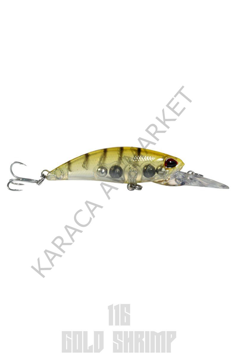 Fujin Ziggy Deep 48S 48mm 4.5gr Maket Balık 116 Gold Shrimp