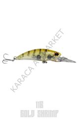 Fujin Ziggy Deep 48S 48mm 4.5gr Maket Balık 116 Gold Shrimp