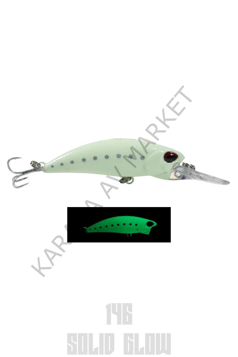 Fujin Ziggy Deep 48S 48mm 4.5gr Maket Balık 146 Slod Glow