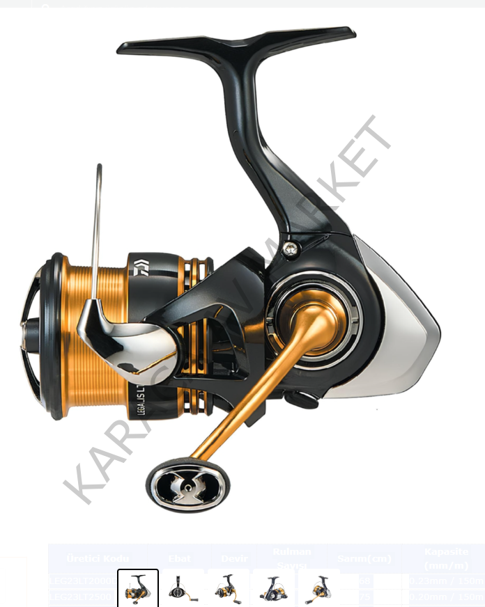 Daiwa Legalis 23 LT 4000 C Makara