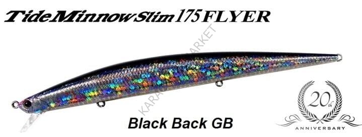 Duo Tide Minnow Slim Flyer 175 GQA0122 / Black Back GB