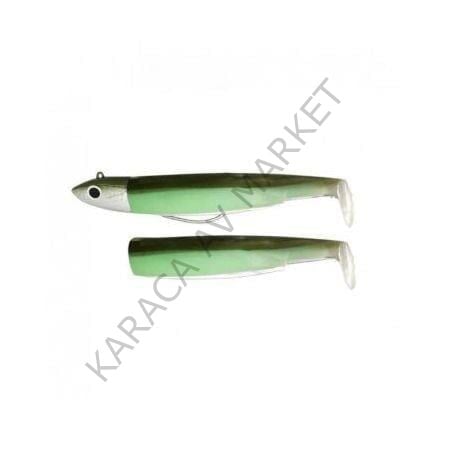 Fiiish BM160/5 BM894 Combo Deep 90gr Kaki Glow Silikon Yem