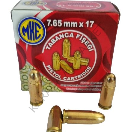 7,65   MKE Tabanca Mermisi (İNTERNET ÜZERİNDENM ALIM YAPILAMAZ GÖRSEL AMAÇLIDIR )(Kopya)