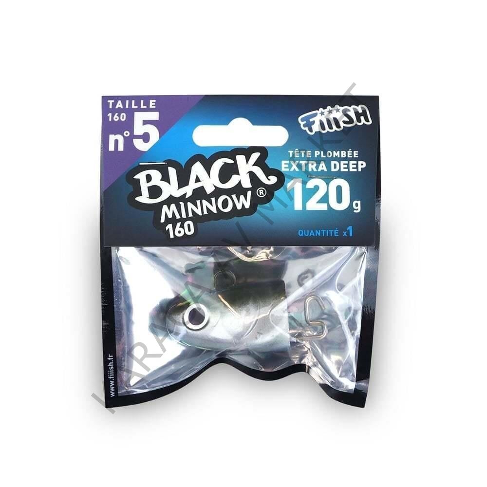 FIIISH BLACK MINNOW EXTRA DEEP JIG HEAD KAKI 120G BM624