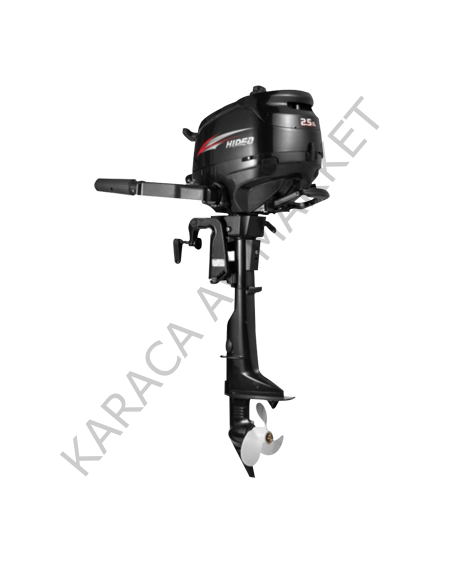 HİDEA MOTOR 2.5HP KISA ŞAFT İPLİ MANUEL BOT MOTORU