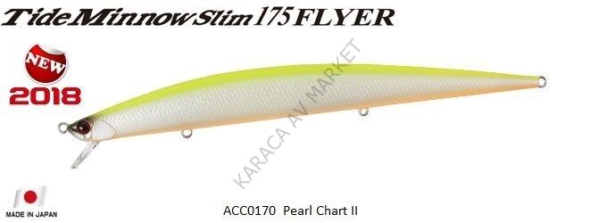 Duo Tide Minnow Slim Flyer 175 ACC0170 / Pearl Chart II
