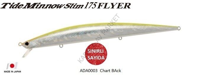 Duo Tide Minnow Slim Flyer 175 ADA0003 Chart Back (D03DM)