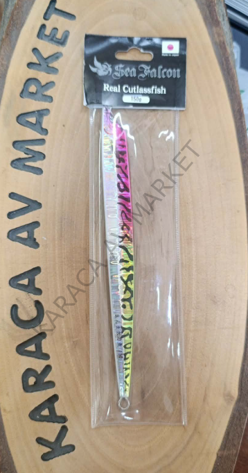 Sea Falcon Cutlass Fish Semi-Long Jig 150 gr Renk 13 Pink Yellow Mark