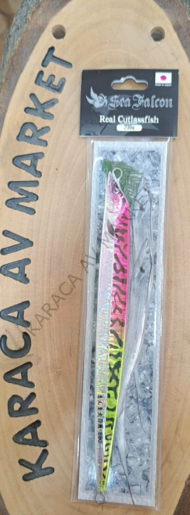 Sea Falcon Cutlass Fish Jig 230 Gr Pink Yellow Mack