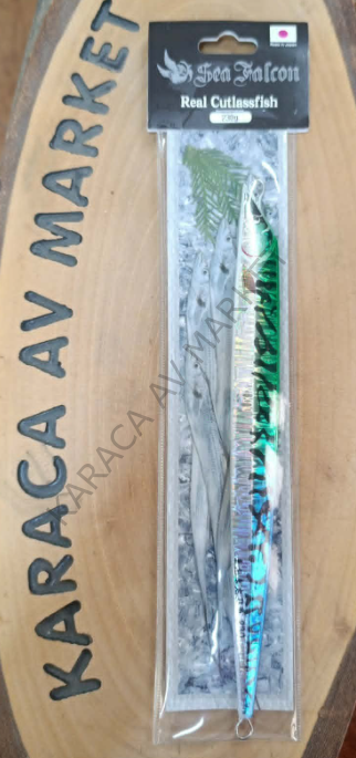 Sea Falcon Cutlass Fish Jig 230 Gr Green Mack