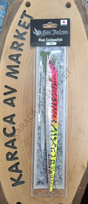 Sea Falcon Cutlass Fish Jig 280 Gr 13 pink yellow mack