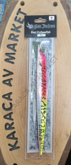 Sea Falcon Cutlass Fish Jig 280 Gr 13 pink yellow mack