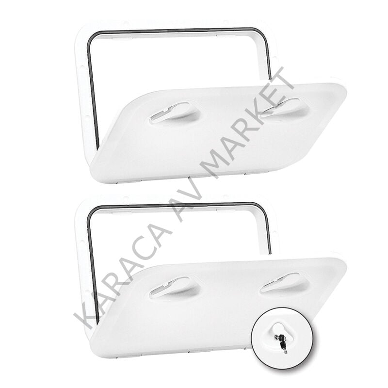 TOP LINE Hatch, Beyaz, 353x606mm, ISO12216