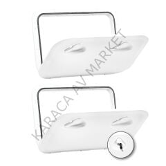 TOP LINE Hatch, Beyaz, 353x606mm, ISO12216