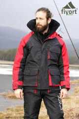 Fiyort Marine Alt üst Takım kırmızı siyah
