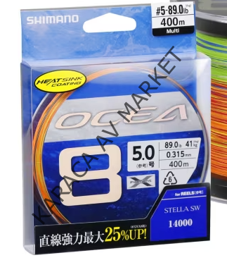 Shimano Misina Ocea Braid 400m 51.3KG 113lb 0.35mm (6)