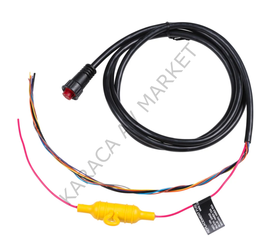 Garmin GPSMAP 722/922/1022/1222 için 8 pinli güç kablosu