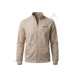 Shimano Zipper Sweatshirt Bej/İndigo Fermuarlı