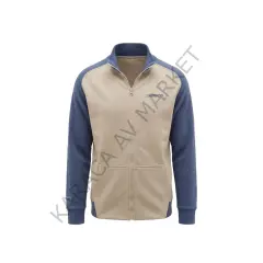Shimano Zipper Sweatshirt Bej/İndigo Fermuarlı