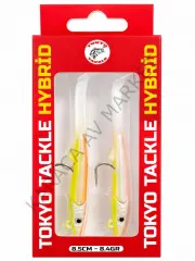 Tokyo Tackle Hybrid 2'li Zargana Silikon Yem Seti 8.4gr 8.5cm Color:Orange Lemon